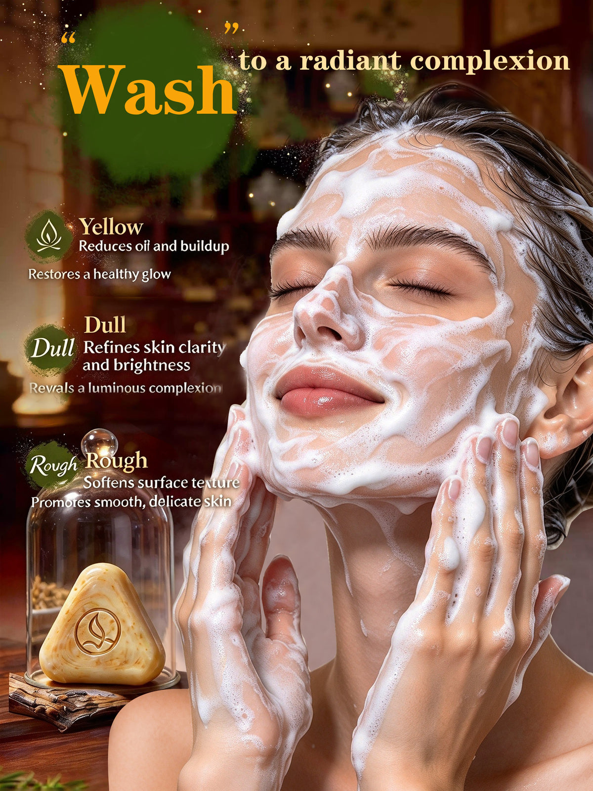 Facial washing soap