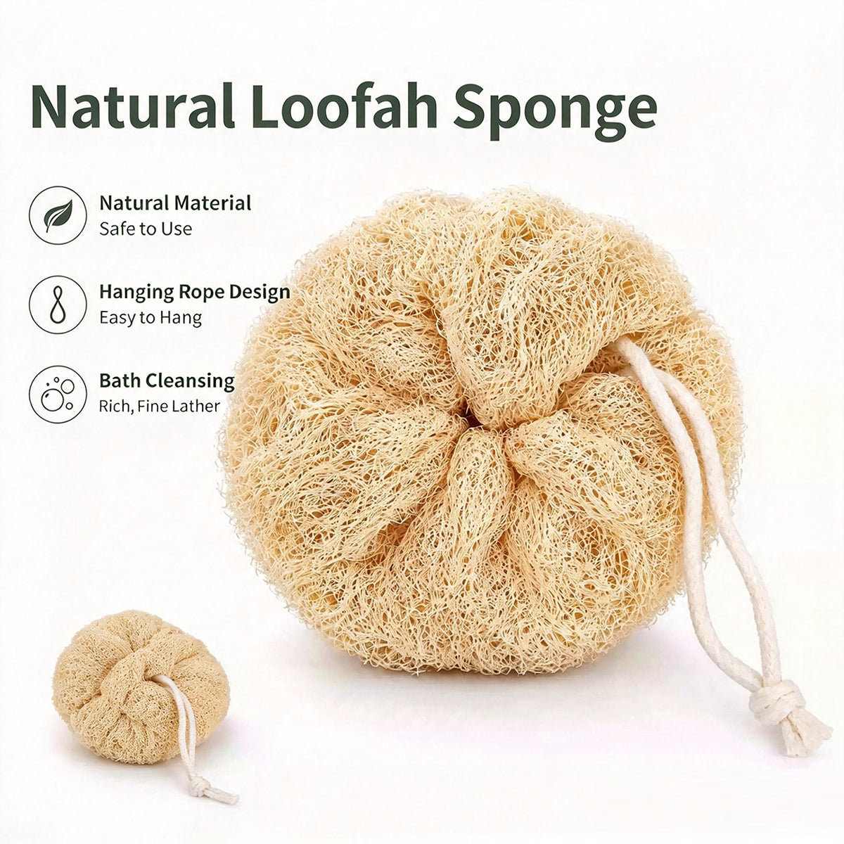 Luffa plant bath flowers