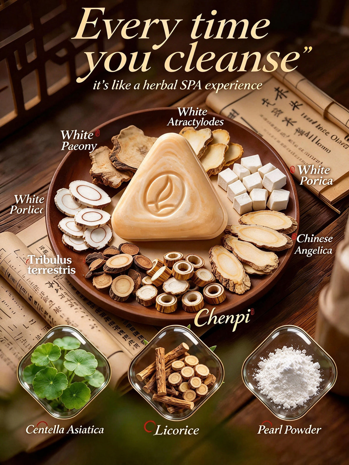 Facial washing soap